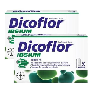 Zestaw Dicoflor Ibsium, 2x 20 kapsułek