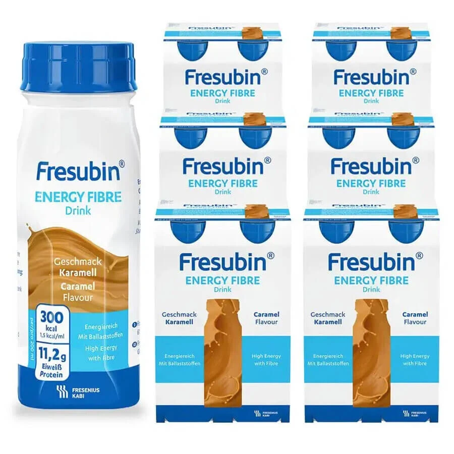 Zestaw Fresubin Fresubin Bebida Energética de Fibra karmelowy, 24x200ml