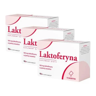 Zestaw Laktoferyna, 3x15 saszetek
