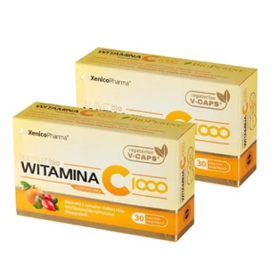 Zestaw suplementów XeniVIT bio Witamina C 1000, 2x30 kapsułek