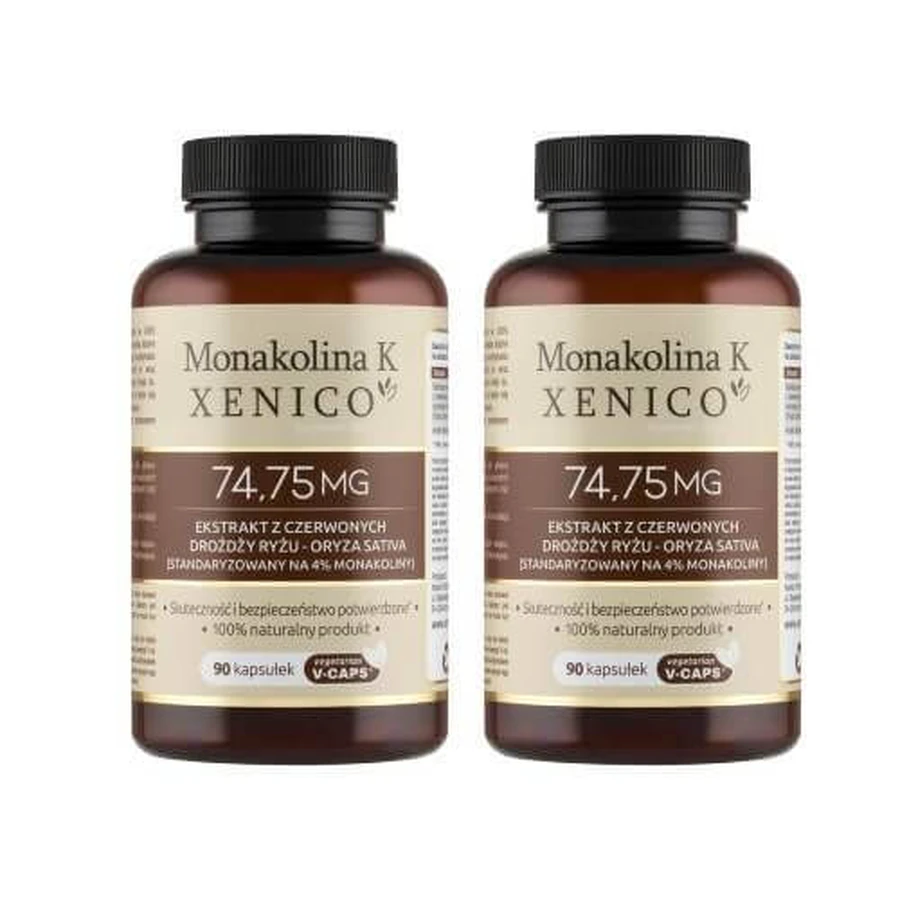 Xenico Monakolina K, 2 x 90 Kapseln