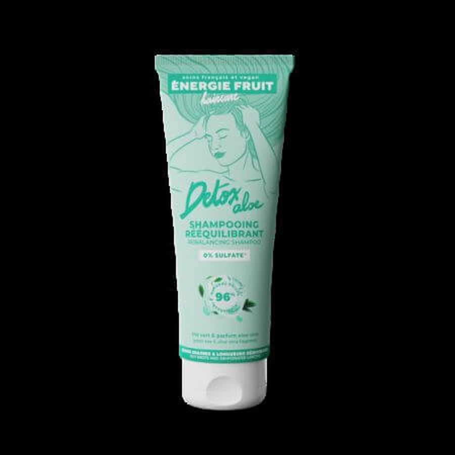 Detoxifying shampoo for oily hair with green tea, 250 ml, Energie Fruit