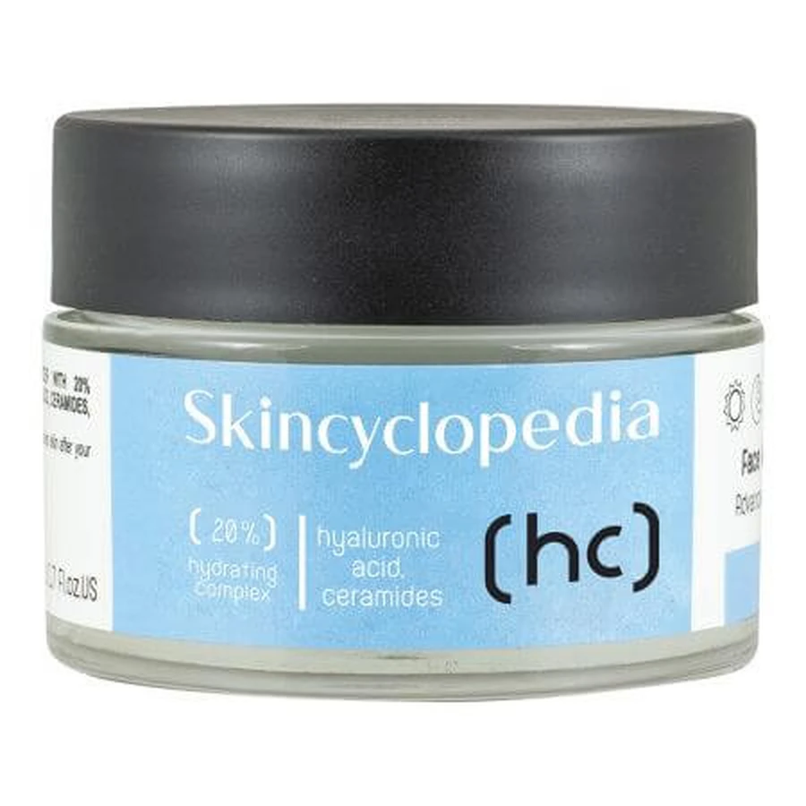 Gezichtscrème met hyaluronzuur en ceramiden HC, 50 ml, Skincyclopedia