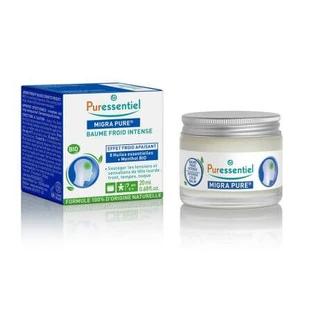 Menthol headache balm Migra Pure Intense Cold, 20 ml, Puressentiel