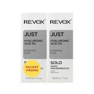 Moisturizing Fluid with 5% Hyaluronic Acid Just, 30 + 30 ml, Revox