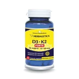 Vitamina D3+K2 Forte, 60 cápsulas, Herbagetica