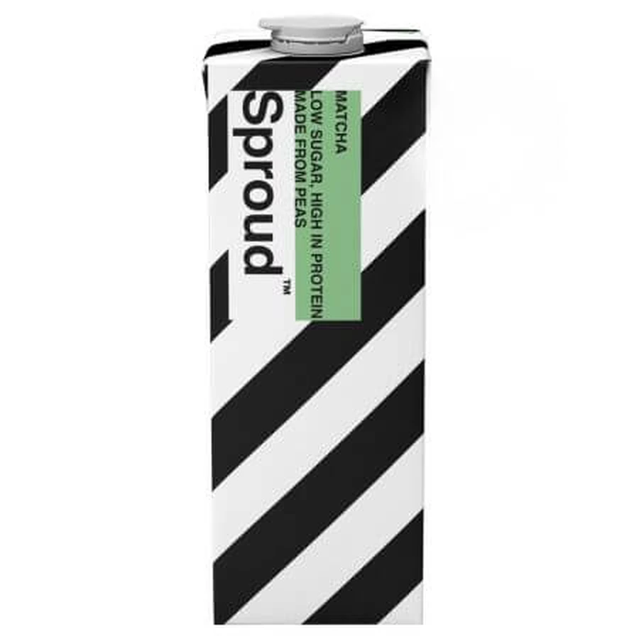 Boisson végétale aux pois avec matcha, 1000 ml, Sproud