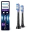 Recambios negros para el cepillo dental eléctrico HX9052/88 Premium Gum, 2 piezas, Philips Sonicare