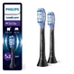 Black refills for electric toothbrush HX9052/88 Premium Gum, 2 pieces, Philips Sonicare