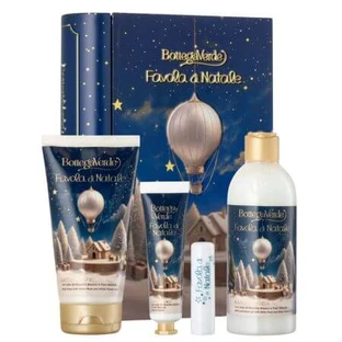 Set Shower Gel 250 ml + Body Lotion 150 ml + Hand Cream 30 ml + Moisturizing Lip Balm 4 ml Favola di Natale, Bottega Verde