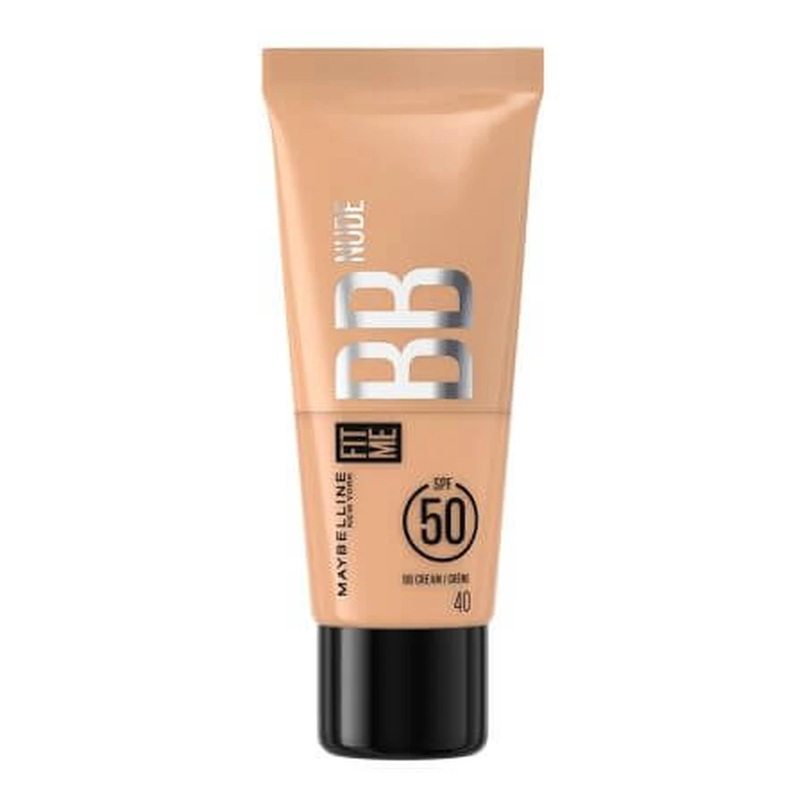 BB Cream with SPF 50 Nude 40 Nude 40 Fit Me, 30 ml, Maybelline