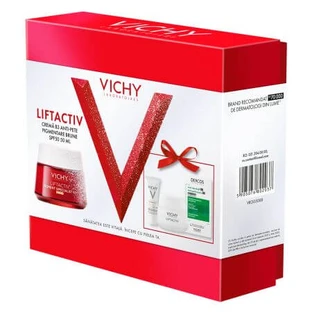 Pakket Liftactiv Pigment Specialist B3 Crème met SPF 50, 50 ml + Liftactiv Pigment Specialist B3 Nachtcrème, 15 ml + Capital Soleil Fluid met SPF 50+, 3 ml + Dercos Antiroosshampoo, 6 ml, Vichy