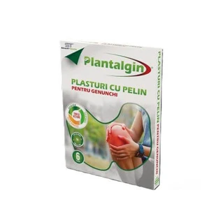 Parches Pelin para el dolor de rodilla, 6 piezas, Plantalgin