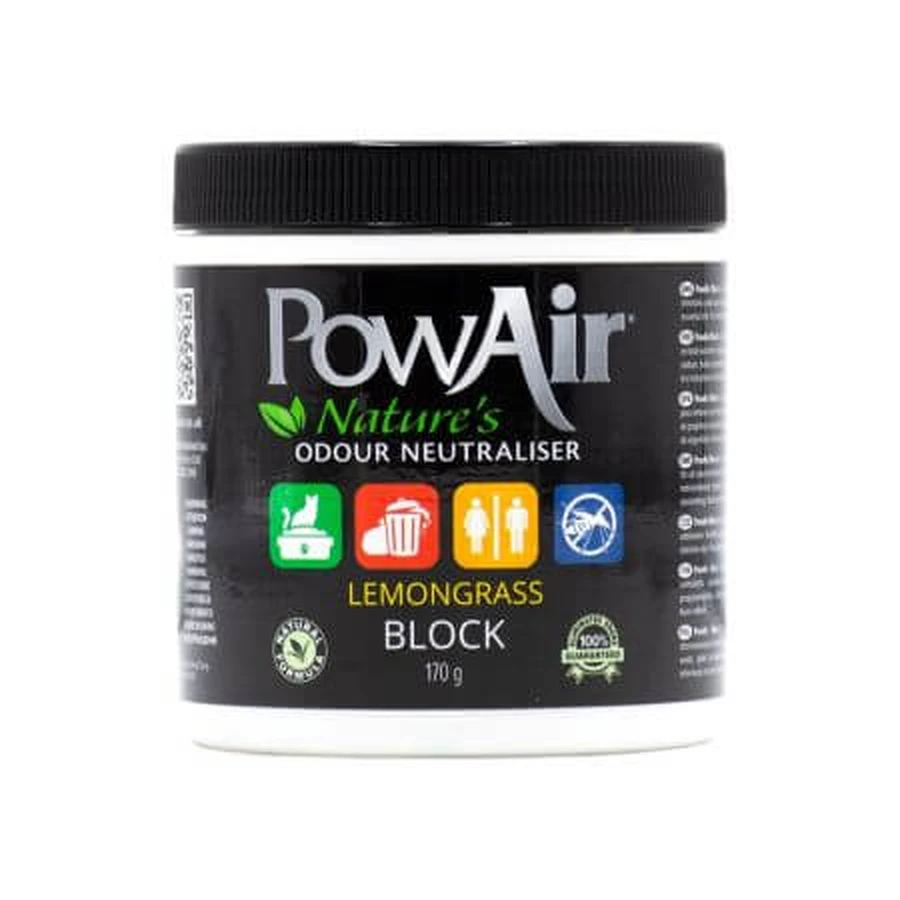 Neutralizador de olores sólido con aroma de hierba limón, 170 g, Powair