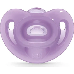 Nuk Sensitive Chupete ortodóntico de silicona con funda Mangekyu para 0-6 meses