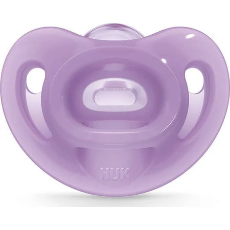 Nuk Sensitive Chupete ortodóntico de silicona con funda Mangekyu para 0-6 meses