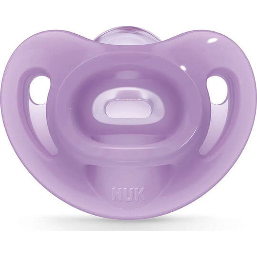 Nuk Sensitive Chupete ortodóntico de silicona con funda Mangekyu para 0-6 meses