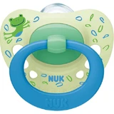 Nuk Signature Silicone Orthodontic Pacifier Frog - Green - Blue for 18-36 months