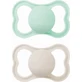 Sucettes en silicone Mam Supreme Peppermint/Ivory pour 6-16 mois 2pcs