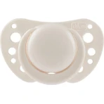 Chicco Physio Air Silikon Schnuller Beige - Burgund für 6-16 Monate 2pcs