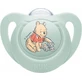 Nuk Chupete de silicona Disney con funda Winnie - Pistacho para 0-6 meses