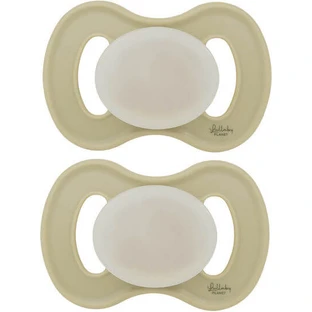 Lullaby Planet Sucettes en silicone Sucettes en dentelle verte pour 0-6 mois 2pcs