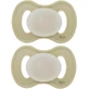 Lullaby Planet Sucettes en silicone Sucettes en dentelle verte pour 0-6 mois 2pcs