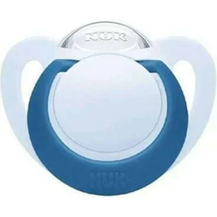 Nuk Star Silicon Pacifier with cover Light Blue / Blue for 18-36 months
