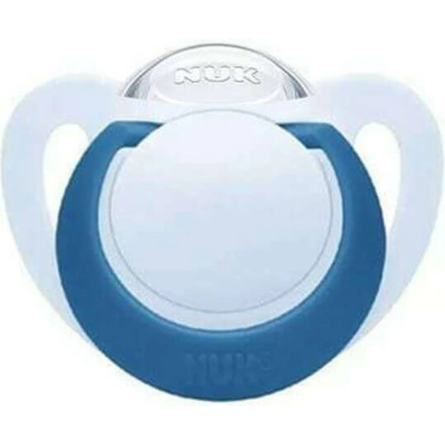 Nuk Star Silicon Pacifier with cover Light Blue / Blue for 18-36 months