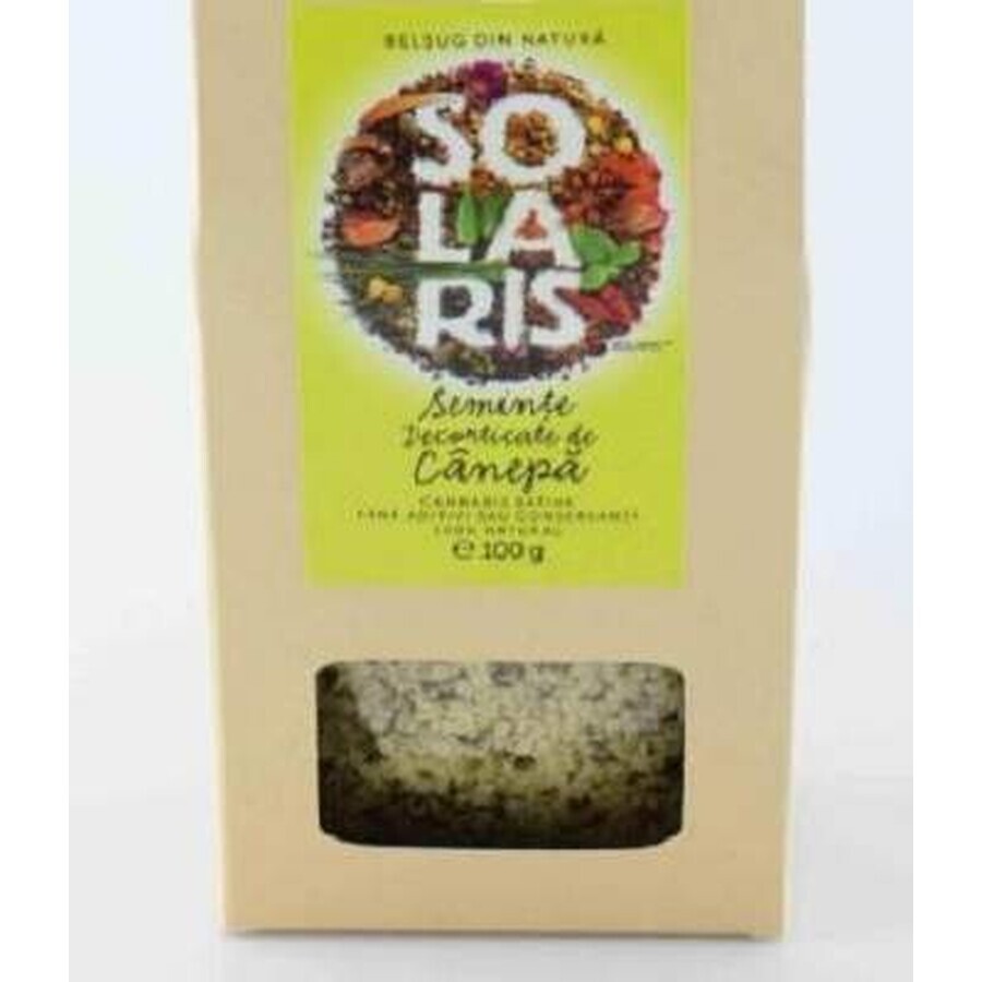 Hulled hemp seeds, 100 g, Solaris