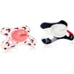 Difrax KN0KN01306 Tommy Hilfiger Siliconen Fopspenen - Blauw-Roos voor 0-6 maanden 2st