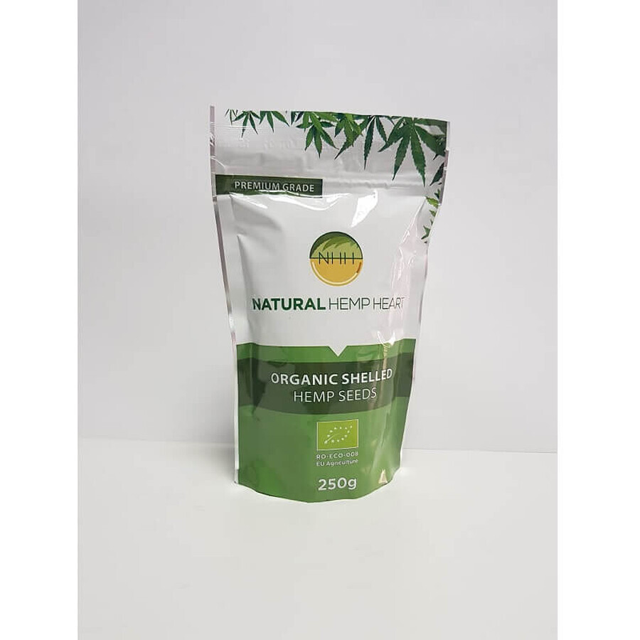 Hemp seeds eco hulled 250 gr, Natural Hemp Hert