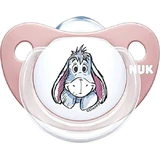 Nuk Trendline Silicone orthodontic pacifier with Garry pouch - Pink for 0-6 months