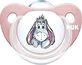 Nuk Trendline Chupete ortodóntico de silicona con bolsa Garry - Rosa para 0-6 meses