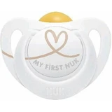 Nuk Star Orthodontic Rubber Hearts Bra - White for 0-6 months