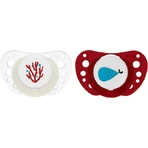 Chicco Physioforma Air Siliconen fopspenen Beige-Bordeaux Physio Air voor 16-36 maanden 2st