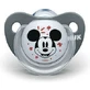 Nuk Mickey Sucette orthodontique en silicone pour 0-6 mois