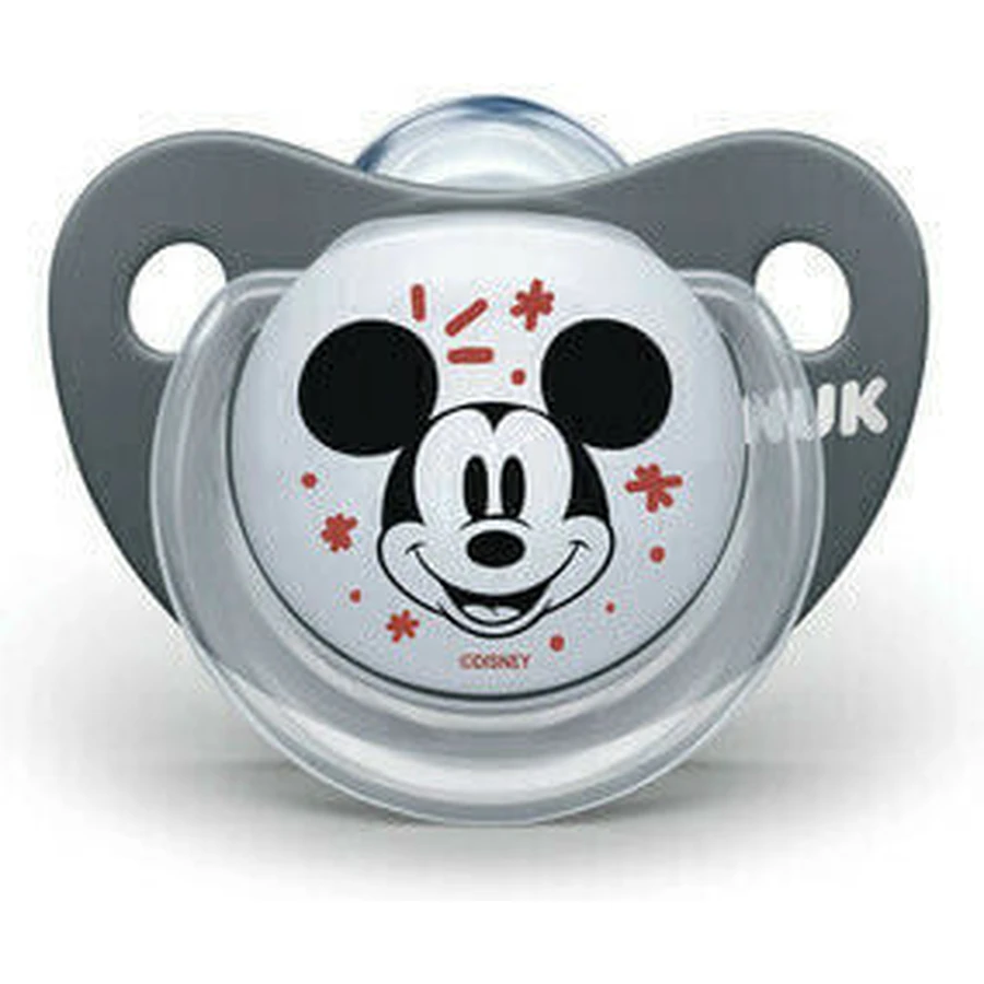 Nuk Mickey Sucette orthodontique en silicone pour 0-6 mois