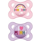 Mam Silicone orthodontic pacifiers I Love Daddy for 2-6 months 2pcs