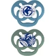 Dr. Brown's Silicone Pacifiers Pacifier with cover Blue / Khaki for 6-18 months 2pcs