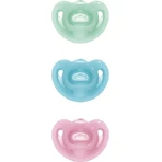 Nuk Sensitive Silicone Orthodontic Pacifier with Cover Light Blue pour 0-6 mois