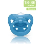 Nuk Signature Silicone orthodontic pacifier with Star pouch - Blue for 18-36 months