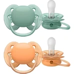 Philips Ultra Silicone Orthodontic Schnuller Grün/Rot für 18+ Monate 2 Stk.
