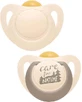 Nuk Brackets de Ortodoncia de Caucho Natural - Beige para 18-36 meses 2pcs