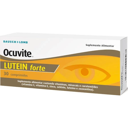 Bausch & Lomb Ocuvite Luteïne Forte Speciaal Dieetsupplement 30 tabs