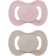 Lullaby Planet Suzete Silicon Cuarț Roz & Nisip pentru 0-6 luni 2buc