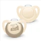 Nuk Care for Nature 6-18 meses 2pcs Chupetes de Silicona Beige 2pcs