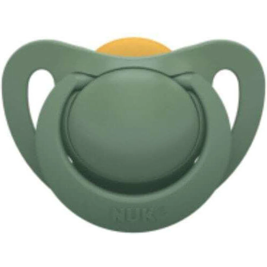 Nuk 10737879 Orthodontische Fopspenen Rubber Enjoy Nature - Groen voor 18-36 maanden 2st