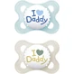 Mama Original Orthodontische Siliconen Fopspeen Ik Hou Van Papa - Blauw - 2-6 maanden 2st