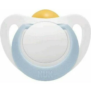 Nuk Star Couche en caoutchouc avec protection Bleu clair / Blanc pour 0-6 mois
